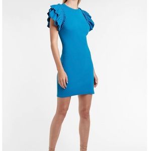 NWTs Express Ruffle Sleeve TShirt Dress - Medium